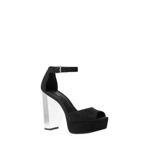 $155 MSRP - Michael Kors Porter Suede Platform Peep-Toe Pump - Sz 6.5 - NWB